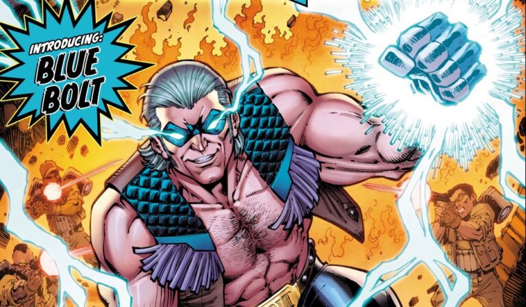 West Coast Avengers #1 recruits villain Blue Bolt