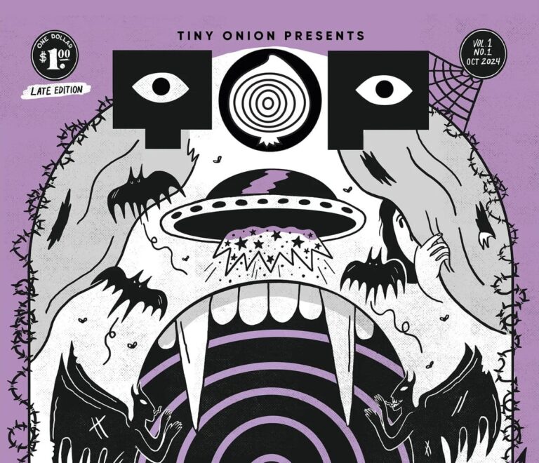 Tiny Onion NYCC ’24 Newspaper Project and Artist in Residence