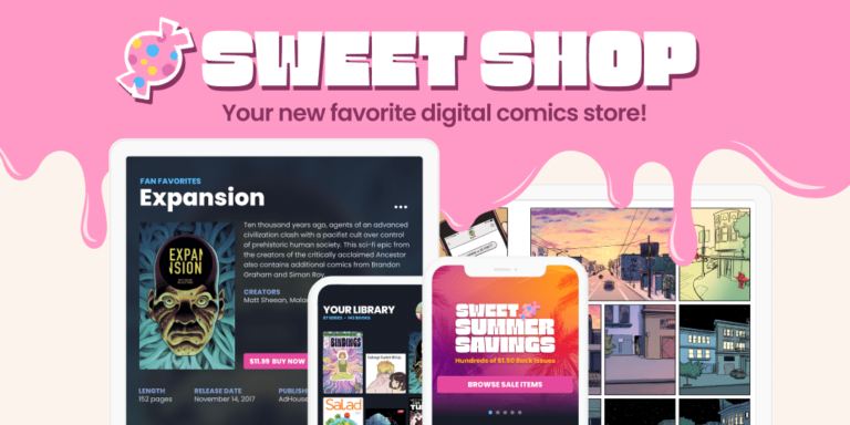 Sweet Announces New Digital Comics App, Sweet Shop, Find Comic Stores