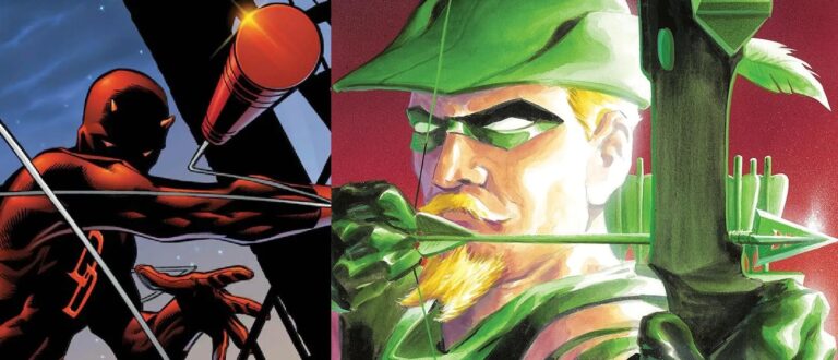 Daredevil and Green Arrow cooperate in the new Marvel/DC crossover written by Kevin Smith