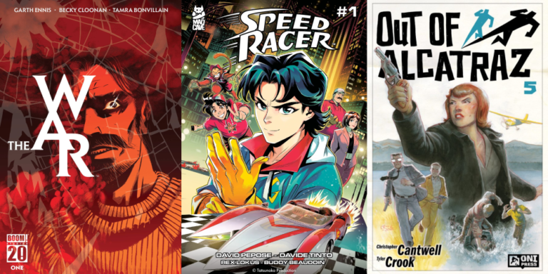 Lean into bleakness with THE WAR #1, and more this week