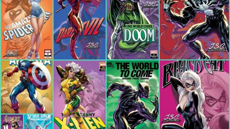 Marvel drops 28 jaws J. Scott Campbell covers from August • aipt