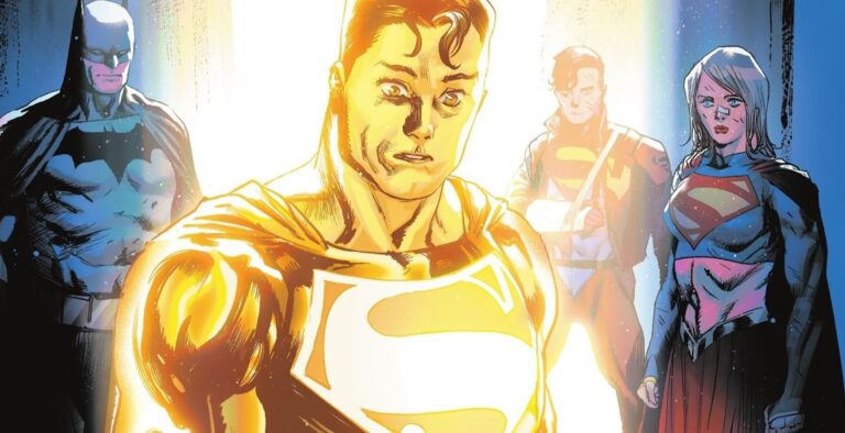 Dan Slot reveals a line of toys that influenced Superman’s new gold shape
