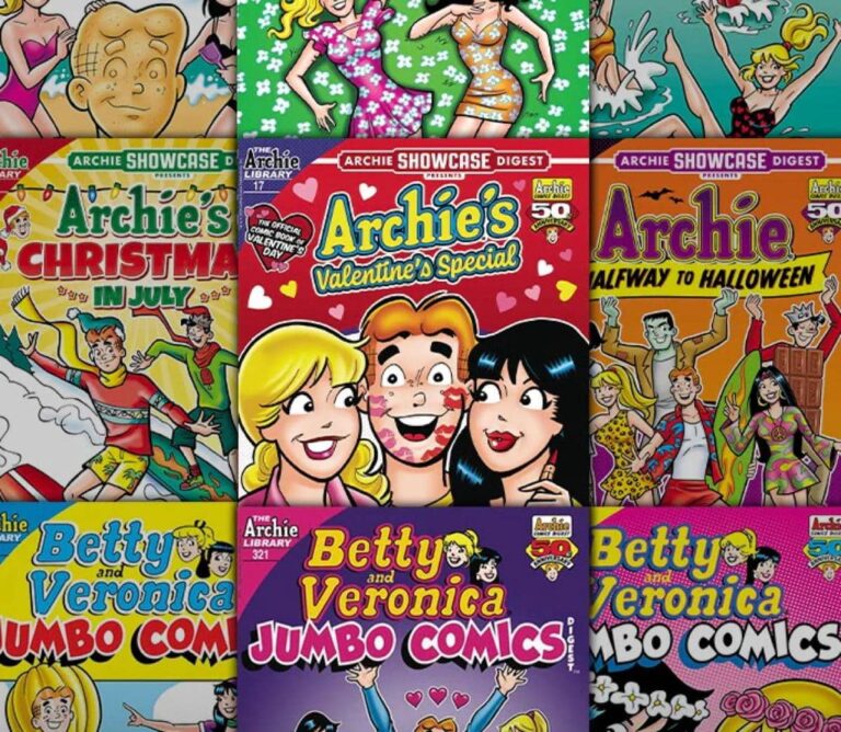 At the end of Archie Comics Digests