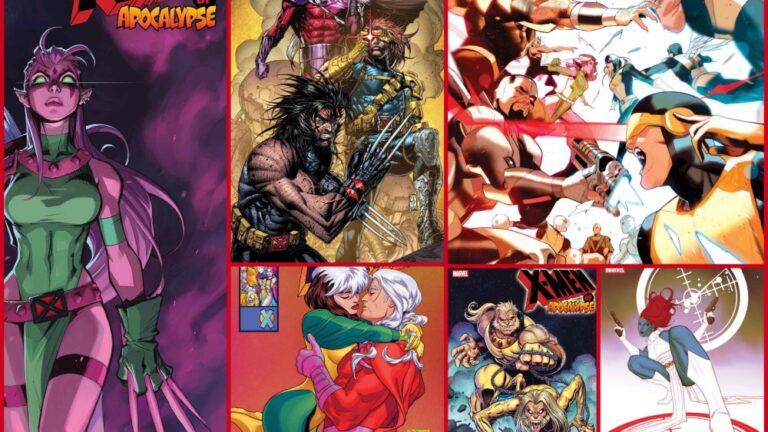 “X-Men of the Apocalypse” #2 cover Classic X-Men reveals survivors who have been ravaged in the war•aipt
