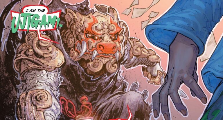 TMNT #13 teases the arrival of a mysterious new enemy, the Ujigami!